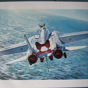 Keith Farris Aviation 9" x 11" Bookplate Print - Grumman F-14 Tomcat